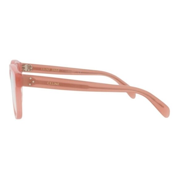 Celine Womens Square/Rectangle Pink Pink Transparent Fashion Designer Eyewear - Picture 3 of 4